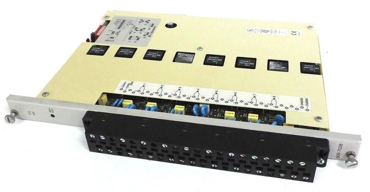 Used SIEMENS 505-7028 MODULE THERMOCOUPLE W/ WIRING HARNESS PWB2592443-0001 REV D