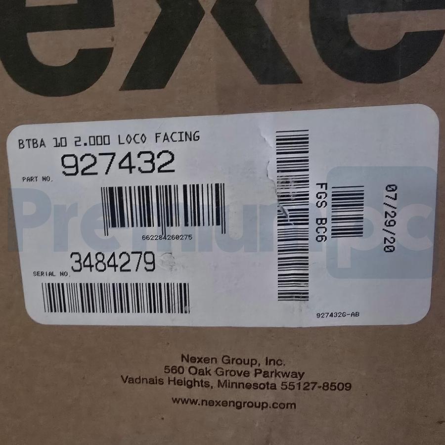Used Nexen Horton 927432 | BTBA-10 2.000 LOCO FACING Multi-Caliper Tension Brake NEW