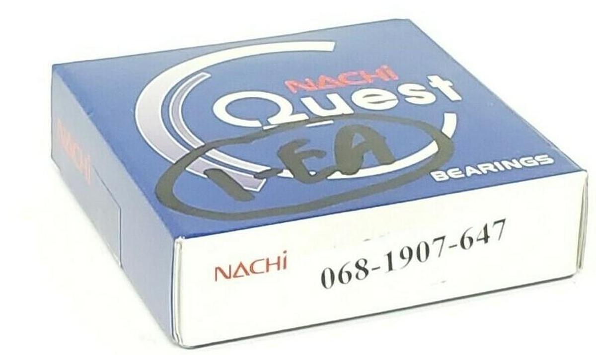Used NIB NACHI QUEST 068-1907-647 STANDARD OPEN BEARING 0681907647