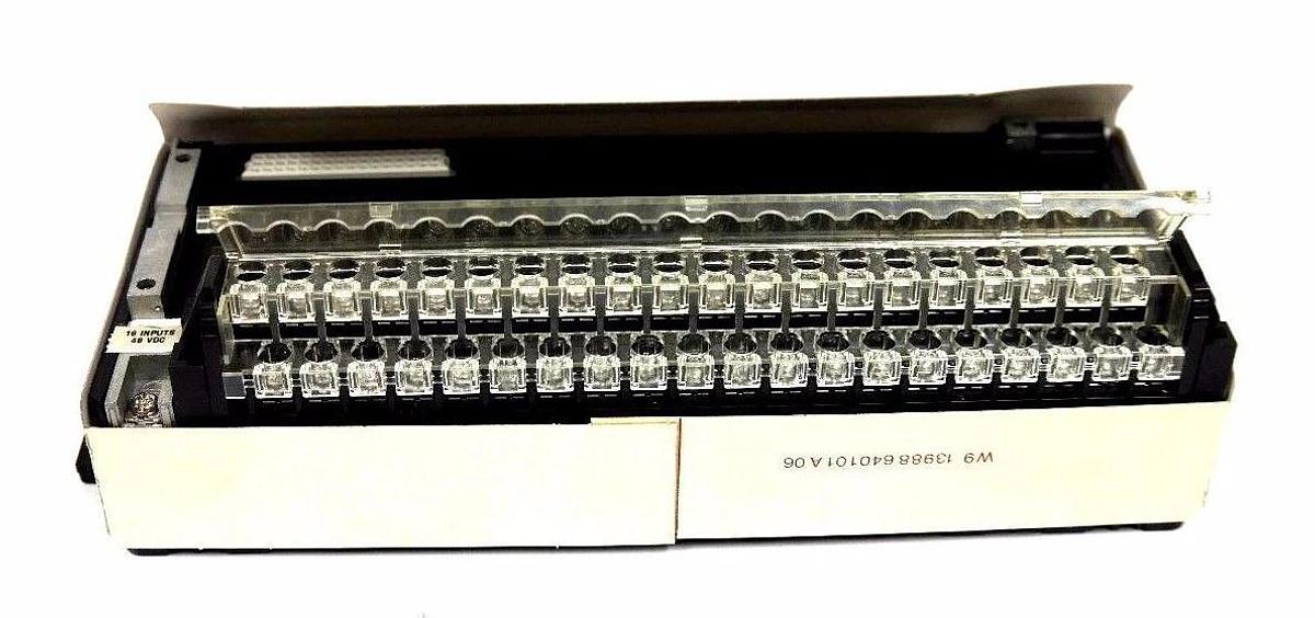 Used NIB SCHNEIDER AUTOMATION TBXDES1633 INPUT TBX7 SOCK. 16I 48VDC TBX-DES-1633