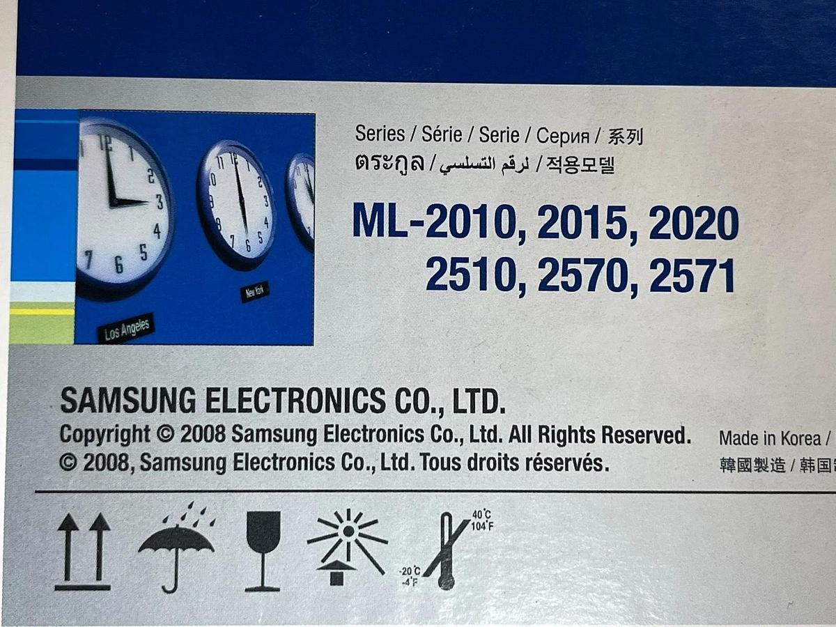 Genuine Samsung ML-2010D3 Black Laser Toner Cartridge OEM Factory Sealed New