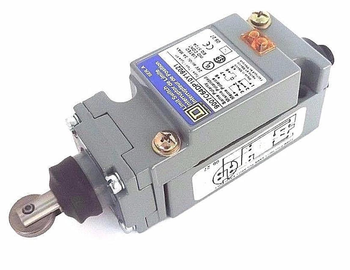 Used NIB SQUARE D 9007C54DP10Y19021 LIMIT SWITCH 9007-C54DP10Y19021, SER. A