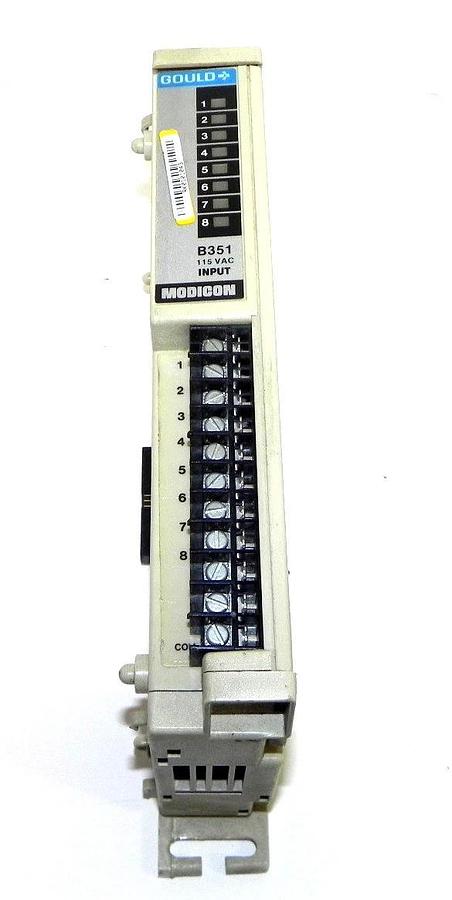 Used GOULD MODICON B351 INPUT MODULE 115VAC
