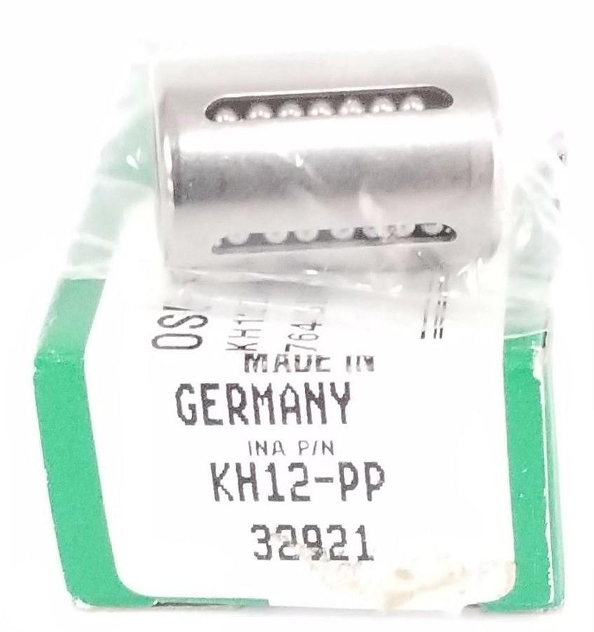 Used NIB INA KH12-PP CLOSED ROUND RAIL BALL BUSHING KH12PP