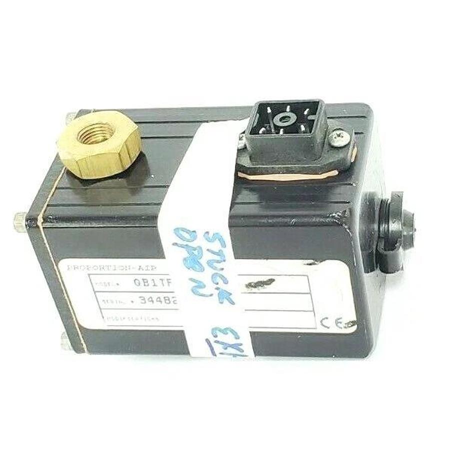 Used PROPORTION AIR INC QB1TFEE030 PNEUMATIC CONTROL VALVE 300PSIG MAX 0-10VDC