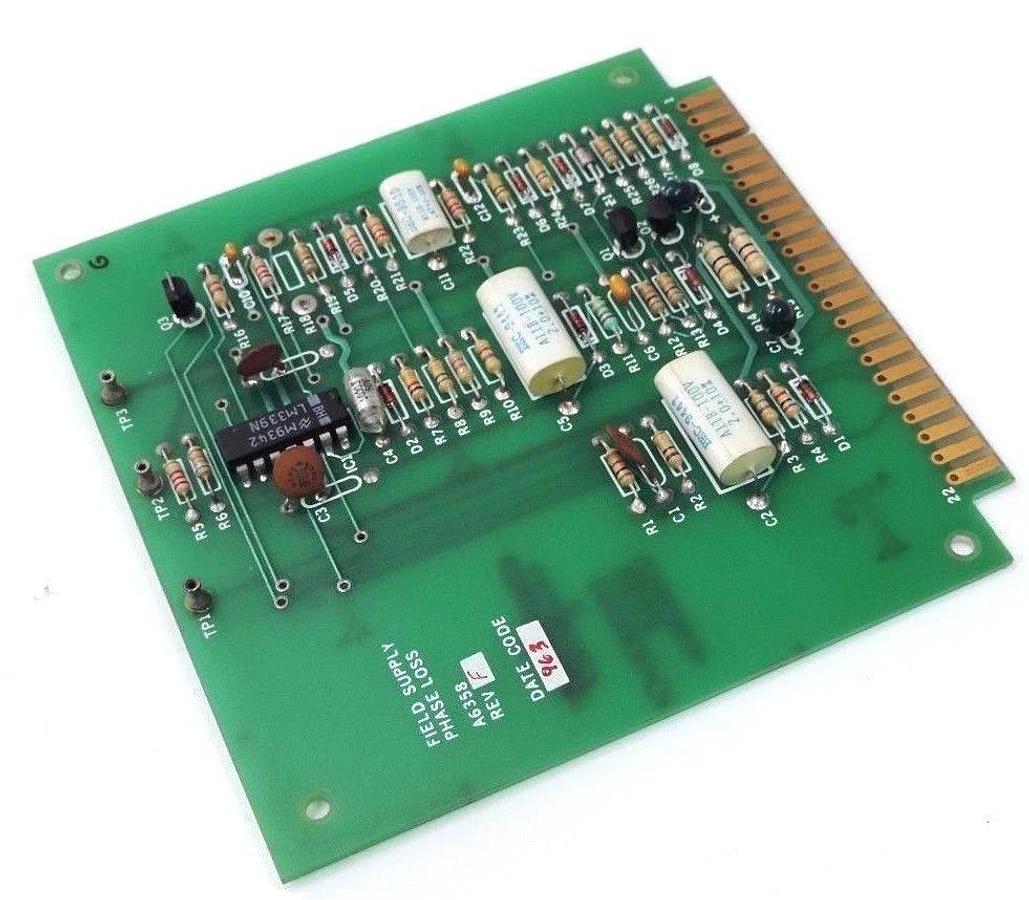 Used CONTRAVES A6358 FIELD SUPPLY BOARD REV. F, PC0808-01 REV. A