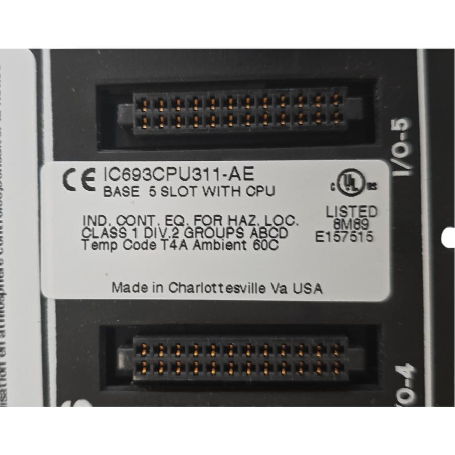 Used GE Fanuc IC693CPU311 Series 90-30 Embedded CPU Base IC693CPU311-AE NUPI (read)