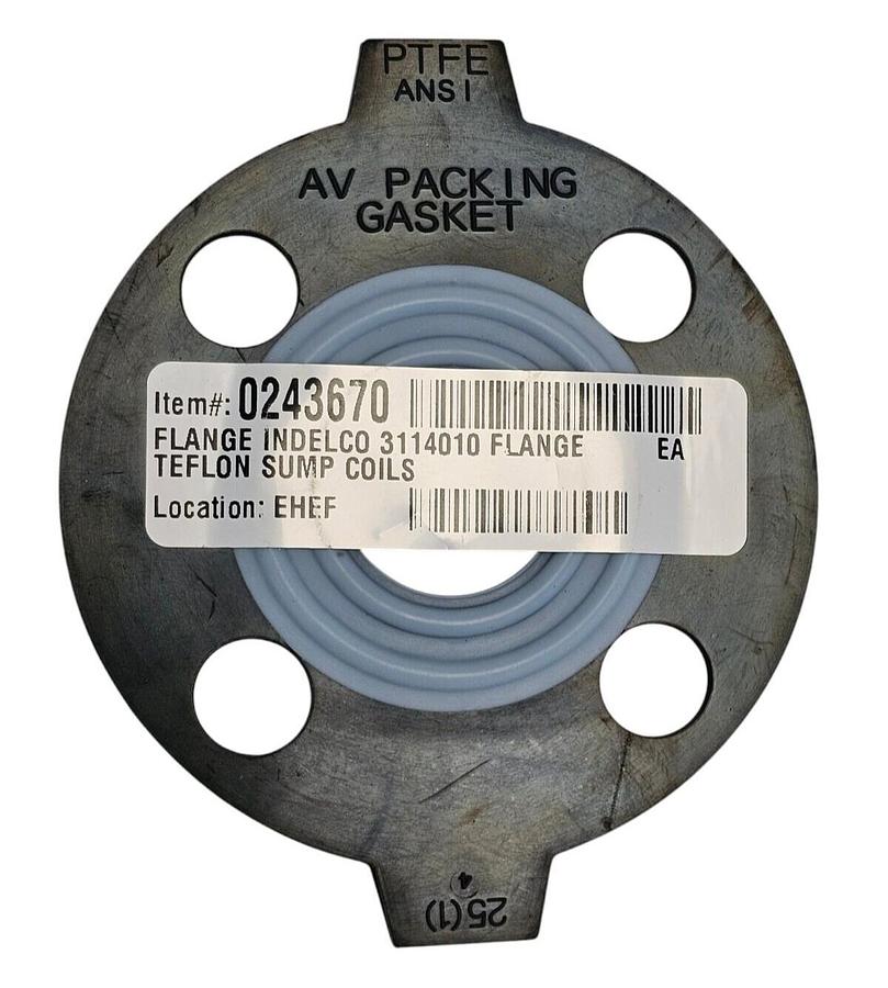 NEW ASAHI/AMERICA 3114010 FLANGE GASKET AV-PTFE