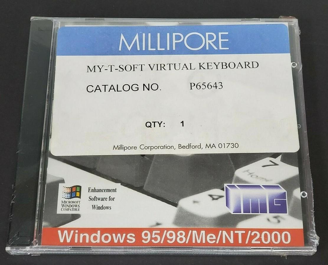 Used NEW MILLIPORE P65643 MY-T-SOFT VIRTUAL KEYBOARD