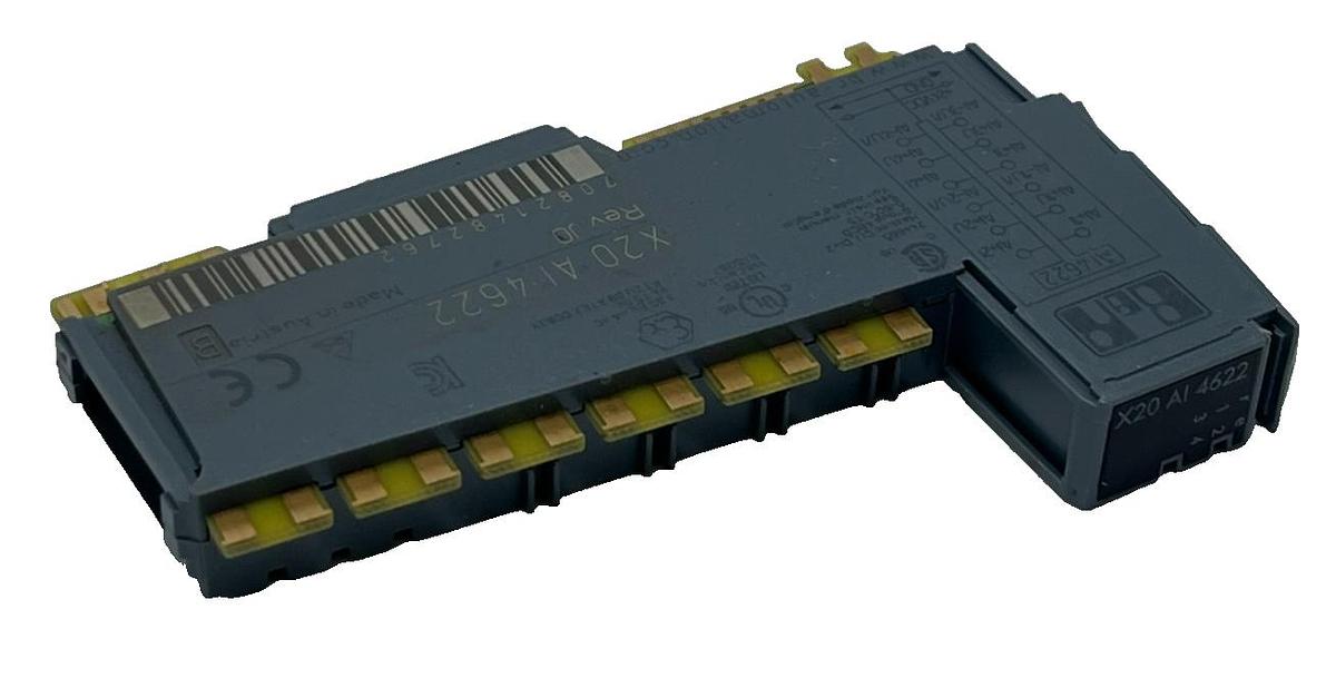 Used B&R X20AI4622 Analog Input Module 4-Channel ±10V / 0-20mA X20 System PLC, NSMP