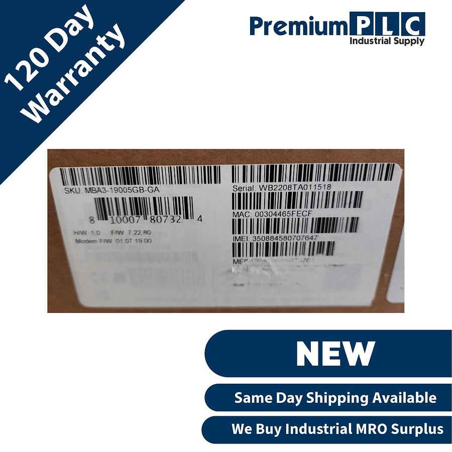 Used NEW CRADLEPOINT R1900 5GB DUAL-BAND WIRELESS WIFI 6 ROUTER MBA3-19005GB-GA