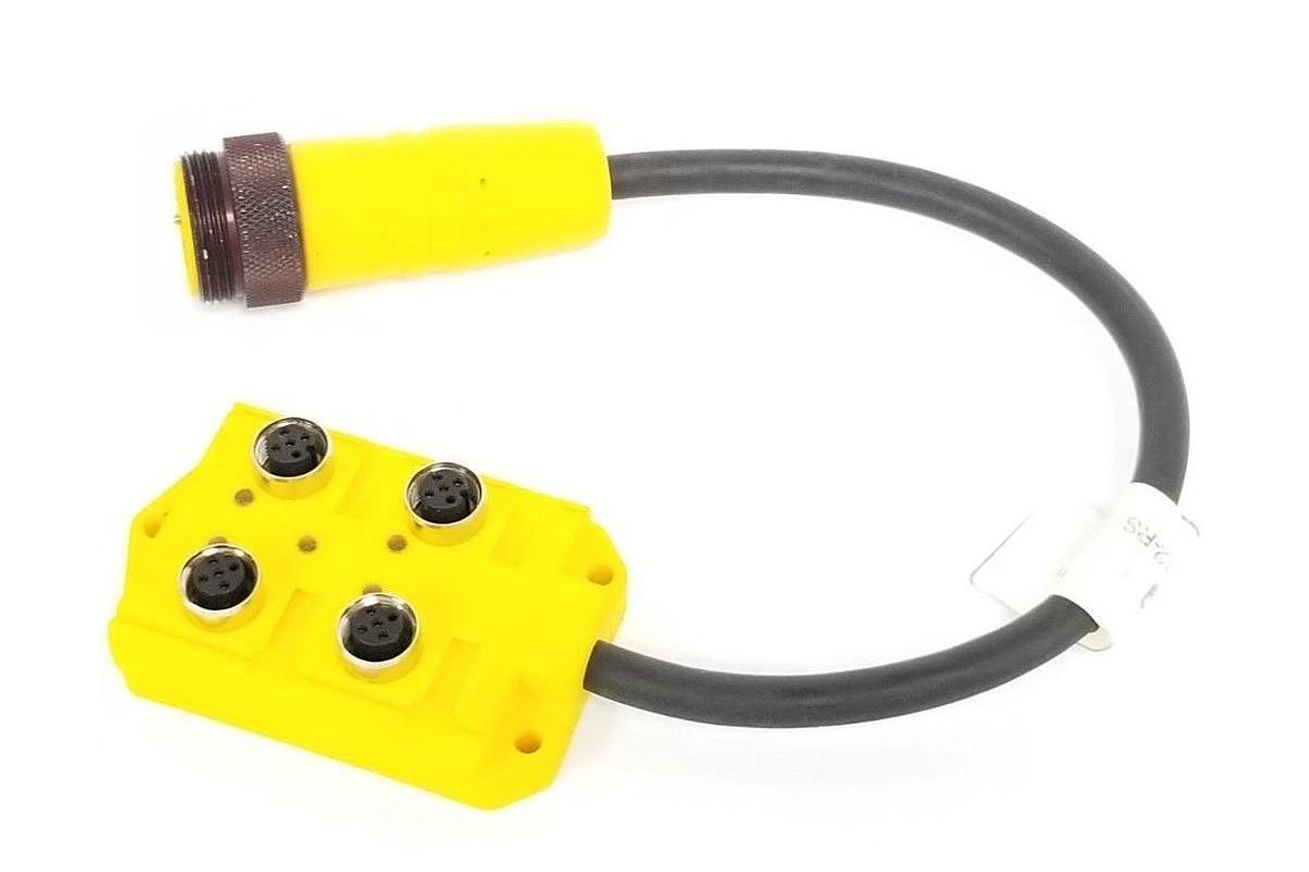 Used LUMBERG ASB 4/LED 5/4-12-RS120M/1F DISTRIBUTION BLOCK ASB4LED5/4-12-RS120M