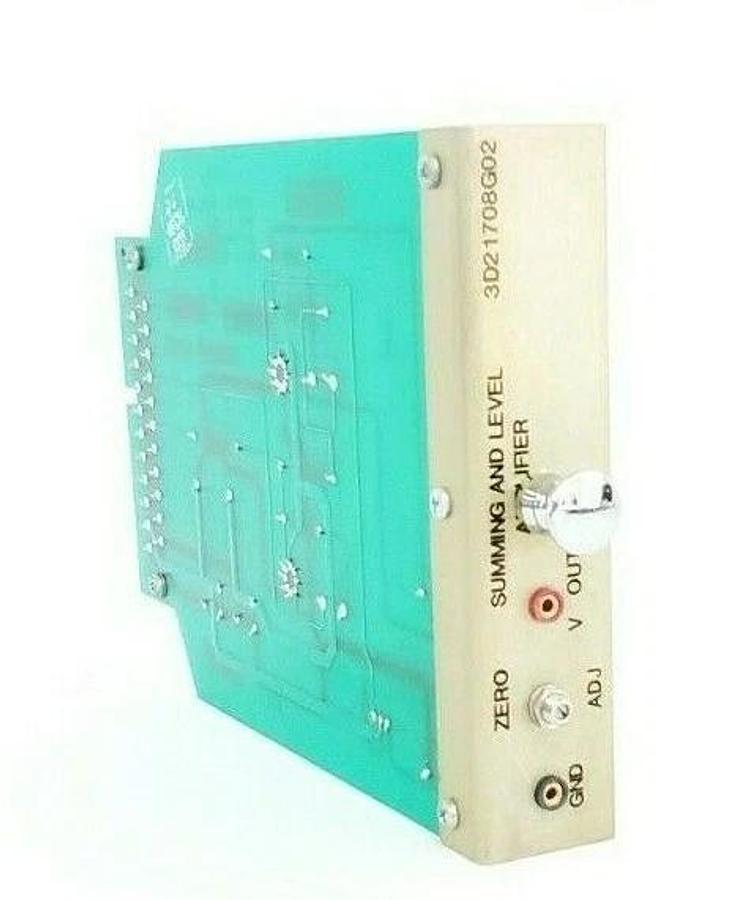 Used WESTINGHOUSE 3D21708G02 SUB 5 SUMMING & LEVEL AMPLIFIER BOARD