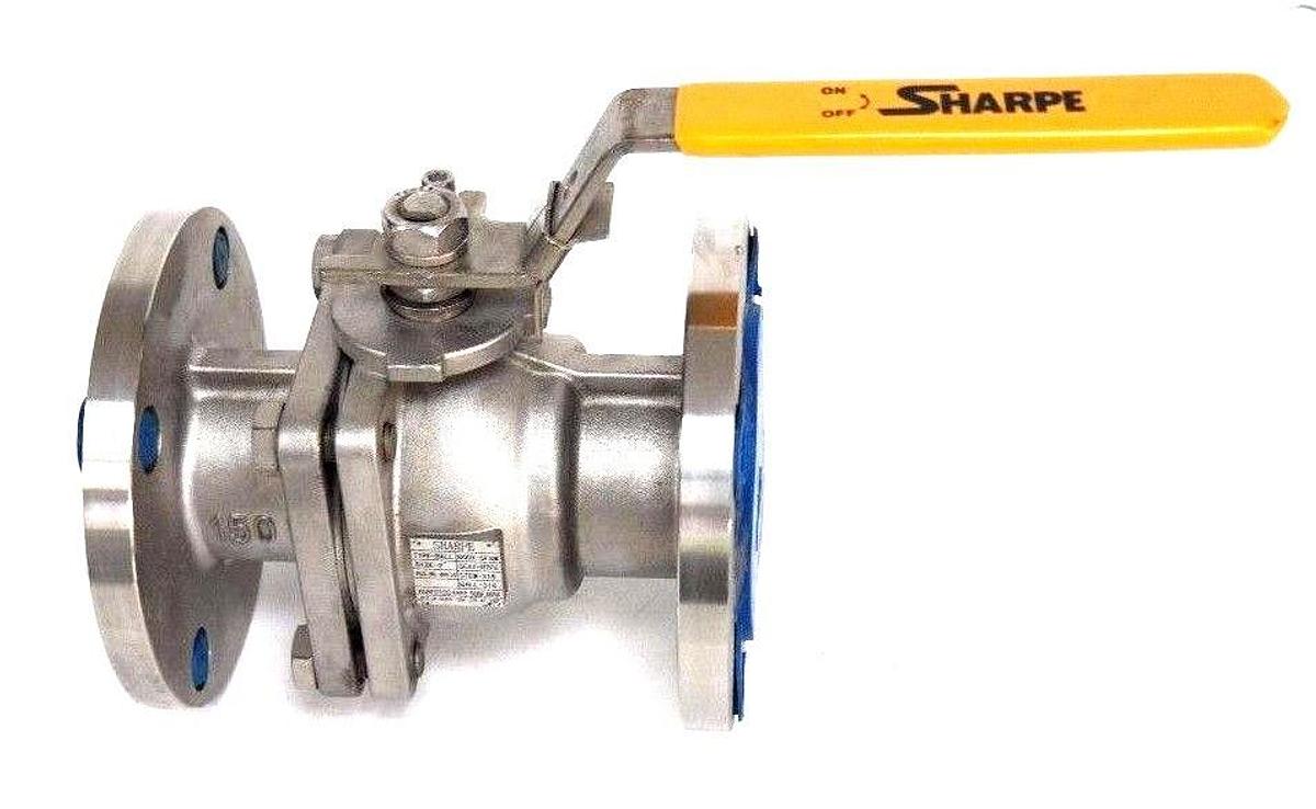 NEW SHARPE BODY-CF8M STAINLESS STEEL BALL VALVE 2" CF8M