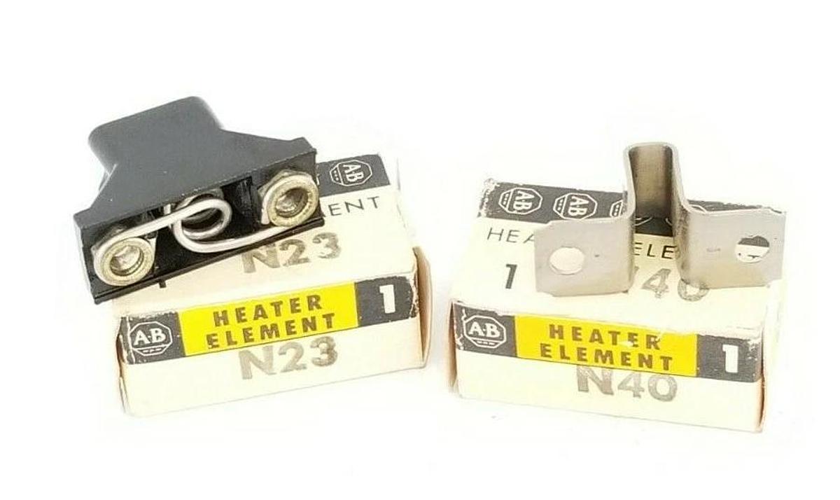 Used NIB ALLEN BRADLEY N23 & N40 HEATER ELEMENTS