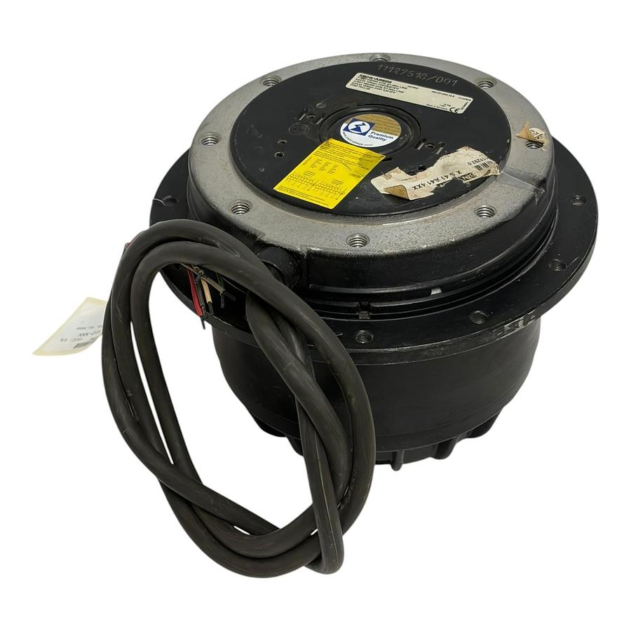 Used Ziehl Abegg MK137-4DK.15.N External Rotor Motor 230/400V 3 Phase 1630RPM New
