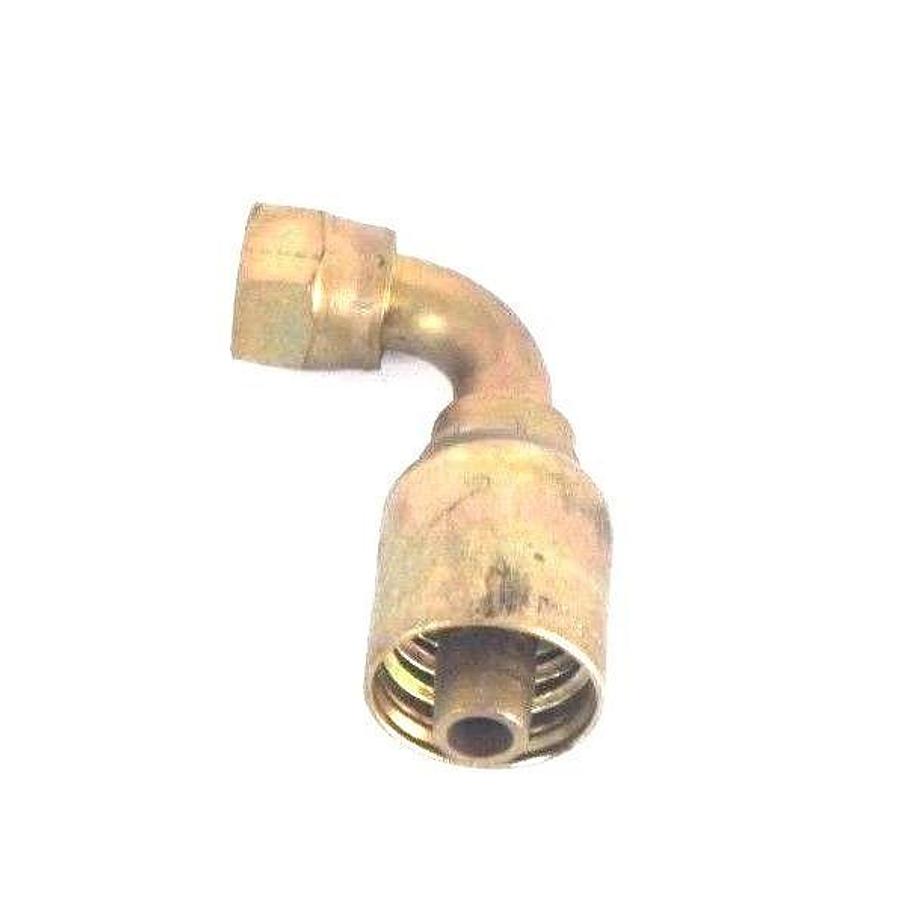 NEW PARKER 13943-8-8 PARKRIMP PERMANENT ELBOW FEMALE JIC X 1/2" SHORT DROP