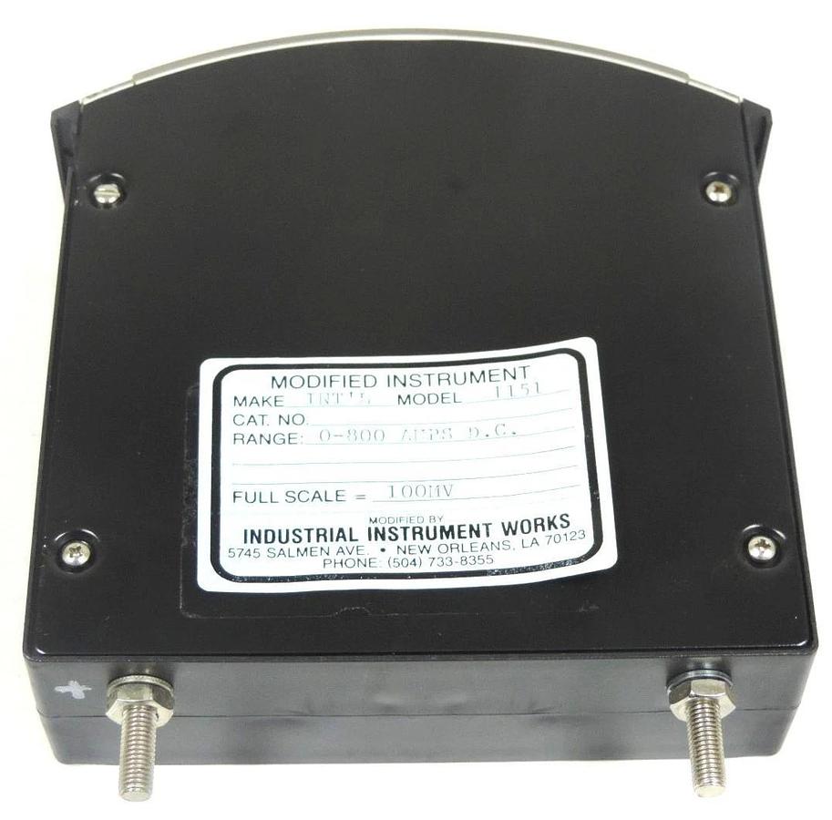Used NIB INTERNATIONAL INSTRUMENTS 1151 METER RANGE: 0-800 AMPS D.C. FULL SCALE 100MV