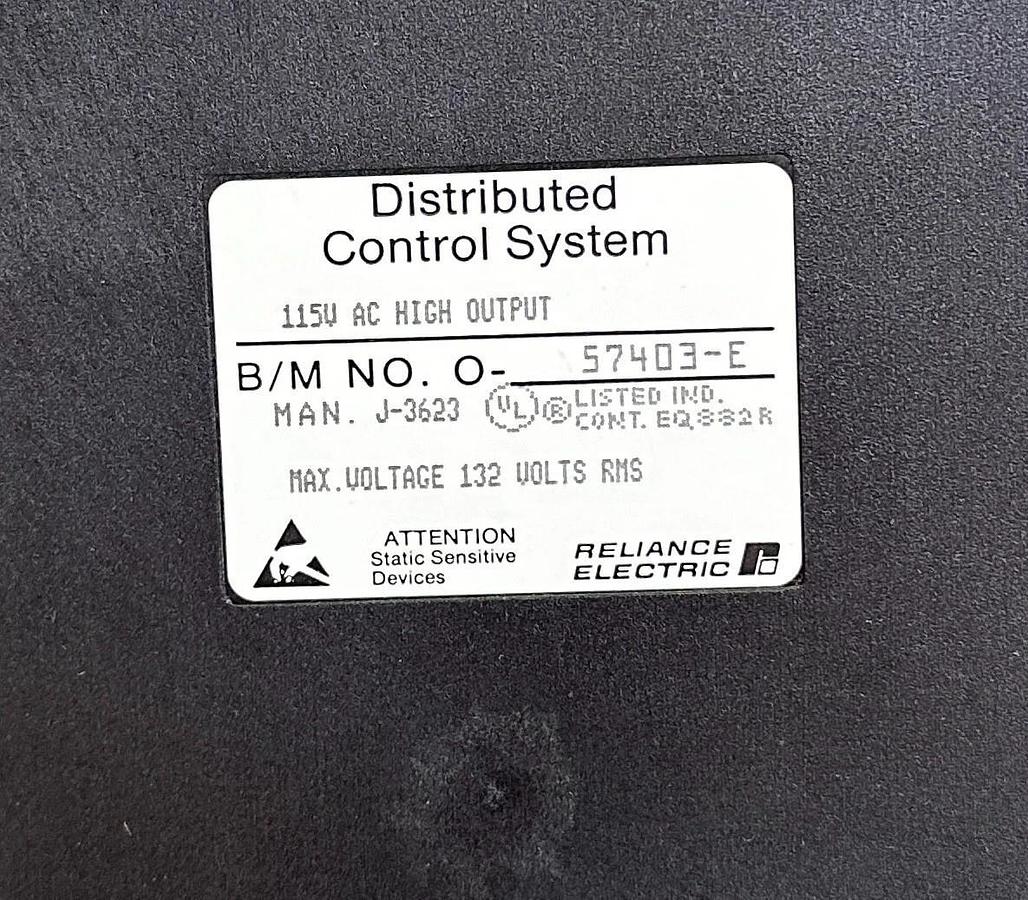 NEW RELIANCE ELECTRIC 57403-E / 57403 A-C HIGH DIGITAL OUTPUT MODULE 115VAC