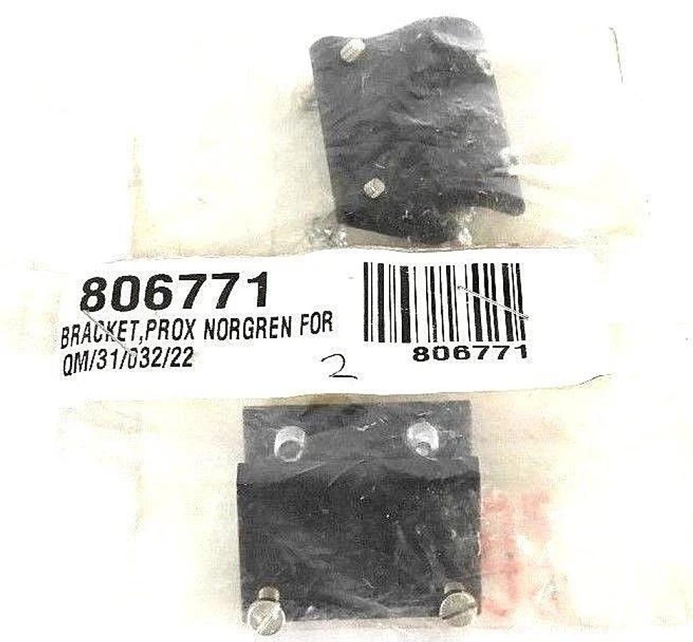 Used LOT OF 2 NEW NORGREN QM/31/032/22 MOUNTING BRACKETS 587543 SER. A
