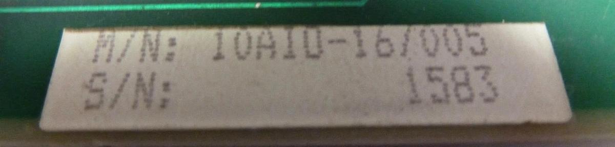 Used DAYTRONIC 10AI0-16 H/W 3.0 CONTROLLER BOARD 10AI016 10AIO-16 10AIO-16/005