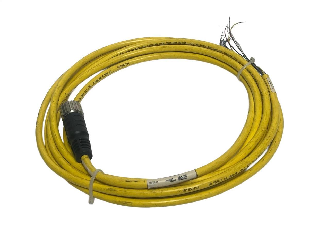 NEW Turck CKM 19-11-5 Multifast Cordset 19-Pin Male M23 to Bare End 5m 16ft