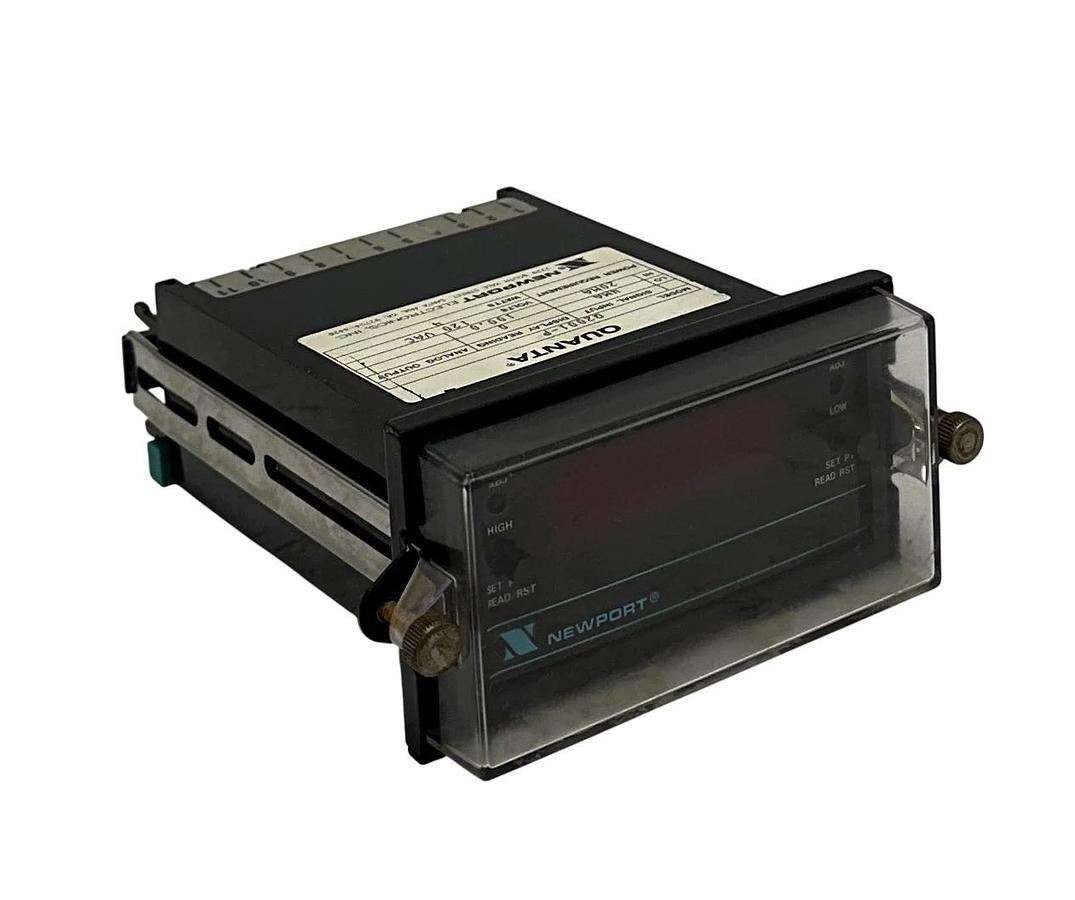 Used NEWPORT Q2001-P / Q2001P QUANTA DIGITAL PROCESS PANEL METER 4-20mA 120V USNP
