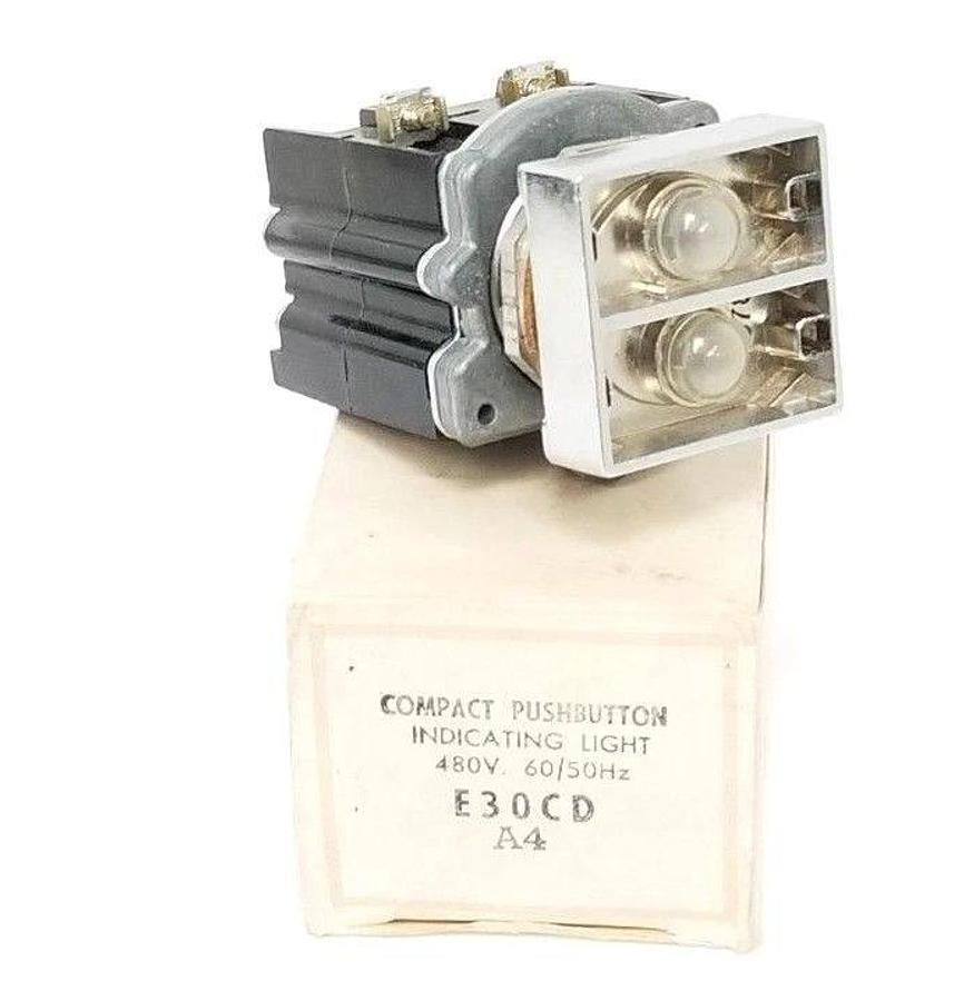 Used NIB EATON CUTLER-HAMMER E30CD COMPACT PUSHBUTTON INDICATING LIGHT 480V SER. A4
