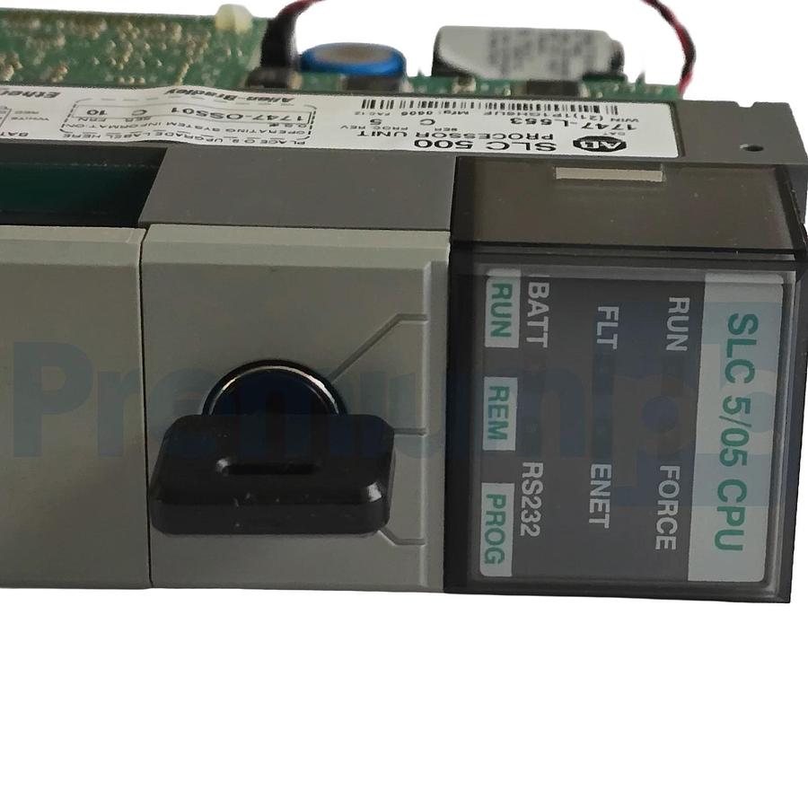 Used Allen-Bradley 1747-L553 /C SLC 5/05 CPU Processor Unit 64K EtherNet/IP FRN. 10
