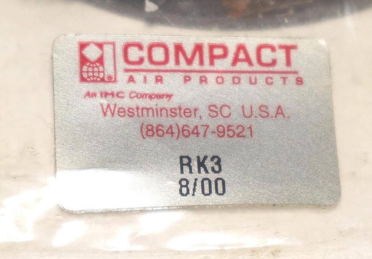 Used NEW COMPACT AIR PRODUCTS RK3 8/00 CYLINDER REPAIR KIT