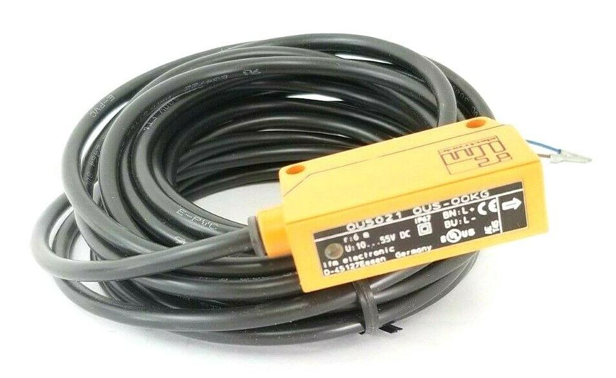 Used NEW IFM EFECTOR OU5021 PHOTOELECTRIC IR 800NM THRU BEAM W/6M CBL OUS-OOKG