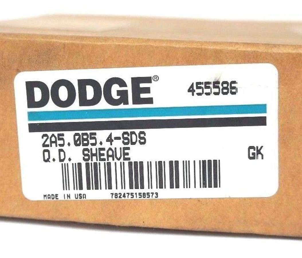 Used FACTORY SEALED DODGE 2A5.0B5.4-SDS Q.D SHEAVE 455586
