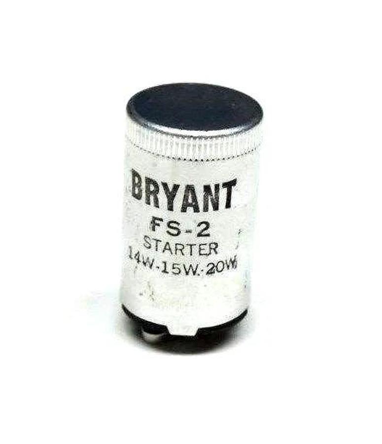 Used LOT OF 9 BRYANT FS-2 FLUORESCENT LAMPSTARTERS, LOT OF 7 DURA FS-25 LAMPSTARTERS