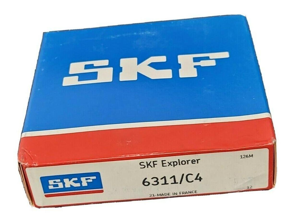 Used NIB SKF 6311/C4 BALL BEARING OPEN DEEP GROOVE 55X120X29MM