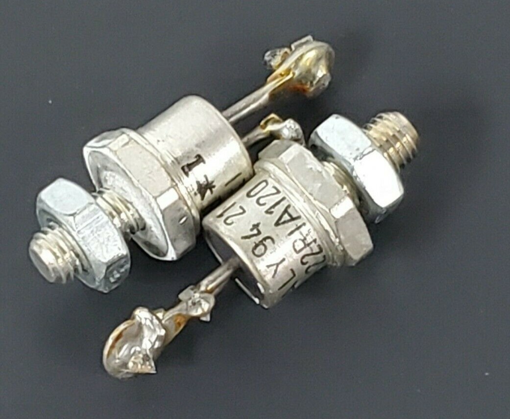 Used LOT OF 2 VISHAY I*R 22RIA120 THYRISTORS 94 21