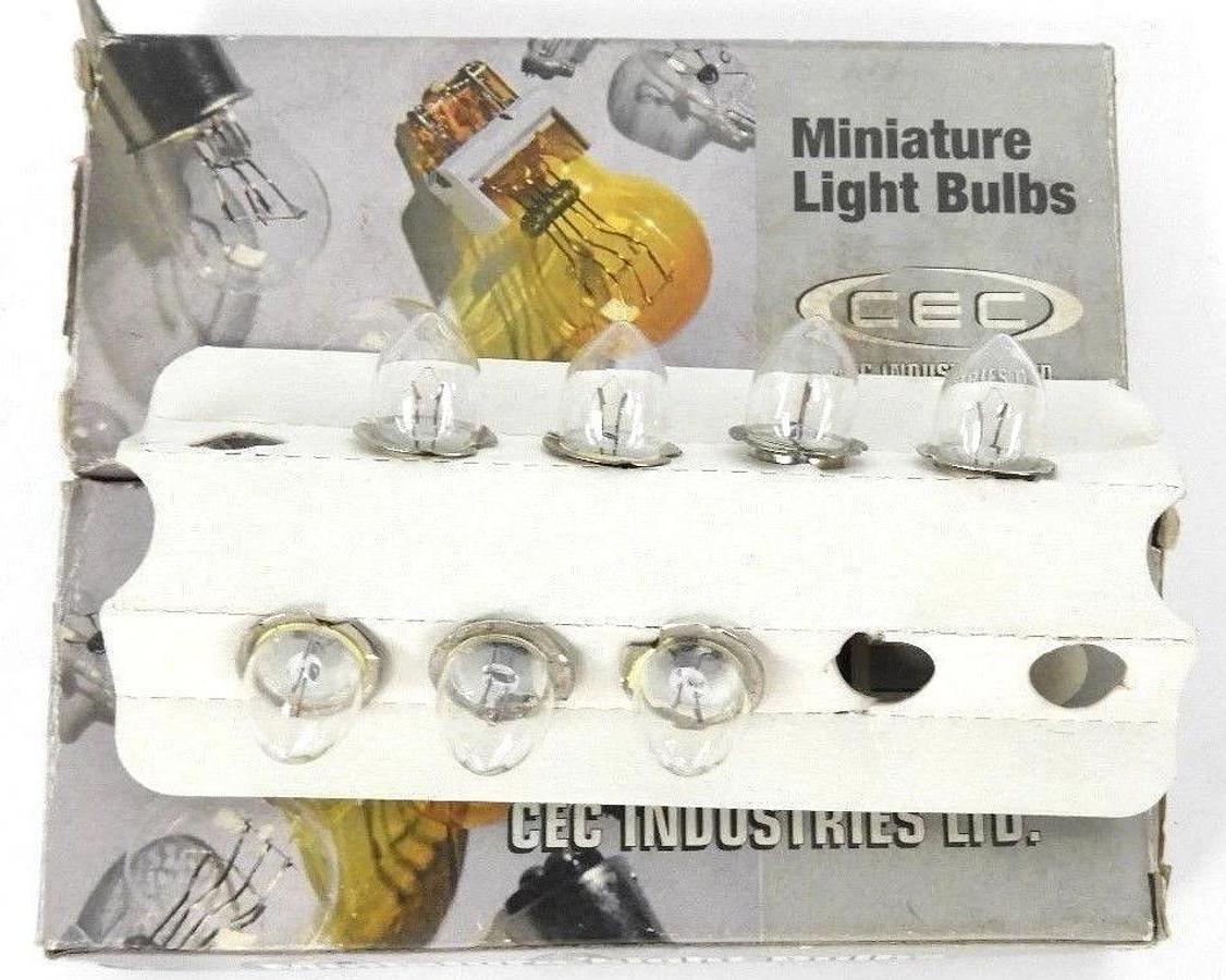 Used LOT OF 21 NEW CEC INDUSTRIES K4 MINIATURE LIGHT BULBS