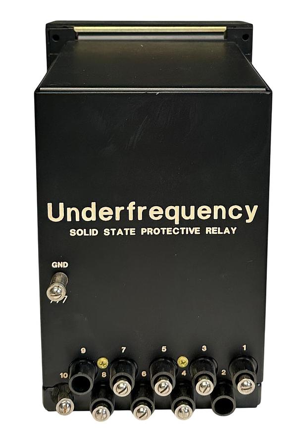 Used BASLER BE1-81 / BE1-81-T1E-E1C-A0N1F / 9106400 UNDERFREQUENCY SS RELAY DAMAGED