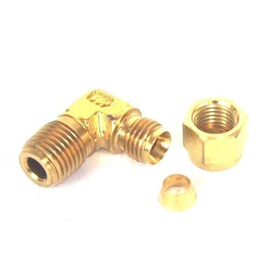 Used LOT OF 2 NEW SWAGELOK SS-400-2-6 ELBOWS 1/4' TUBE X 3/8" NPT, SS40026