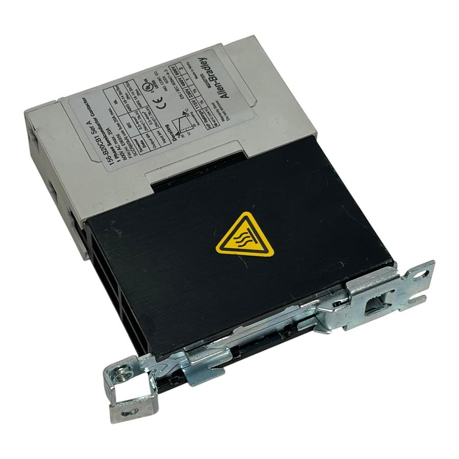 Used Allen Bradley 156-B20CB1 Solid State Contactor 20A 1 Ph 600VAC, Missing Cover