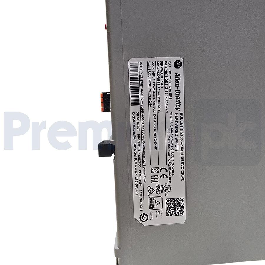 Used Surplus Allen Bradley 2198-H040-ERS /A Kinetix 5500 Servo Drive 460V 3Ph 32.5A