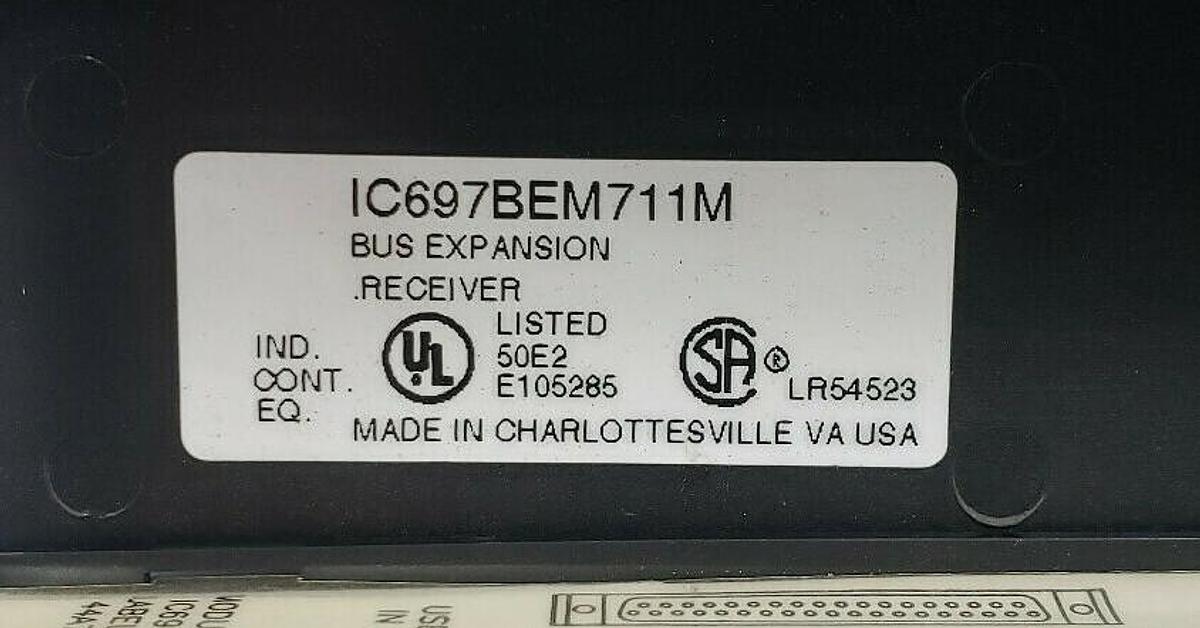Used GE FANUC IC697BEM711M BUS RECEIVER MODULE 44A730231-G01