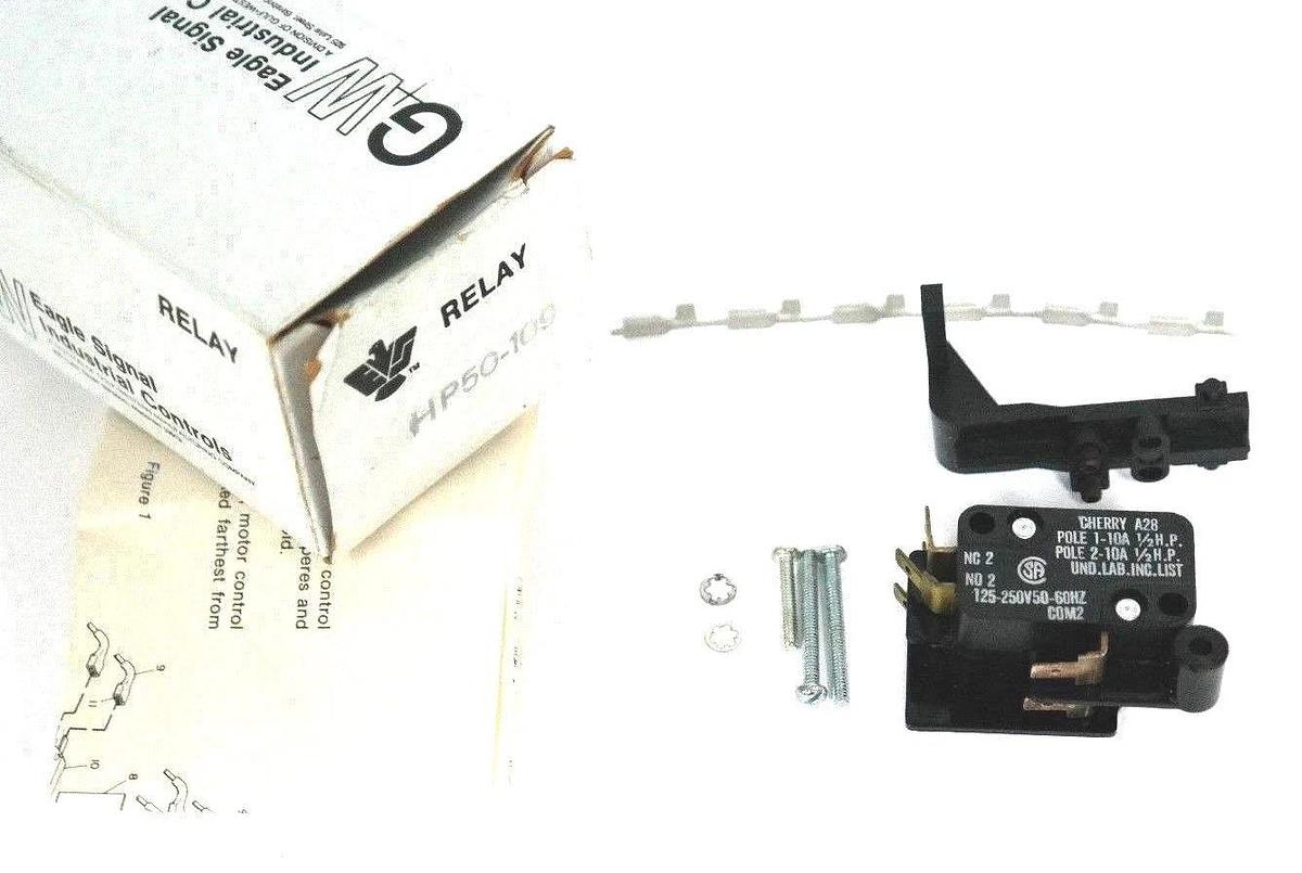 Used NIB EAGLE SIGNAL HP50-109 RELAY SWITCH REPLACEMENT KIT HP50109