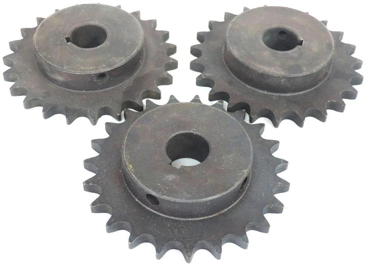 Used LOT OF 3 MARTIN 50BS23-1 SPROCKET 1" BORE 23 TEETH 50BS231