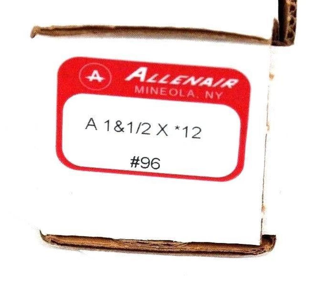 NIB ALLENAIR A 1-1/2 X *12 #96 BRASS AIR CYLINDER