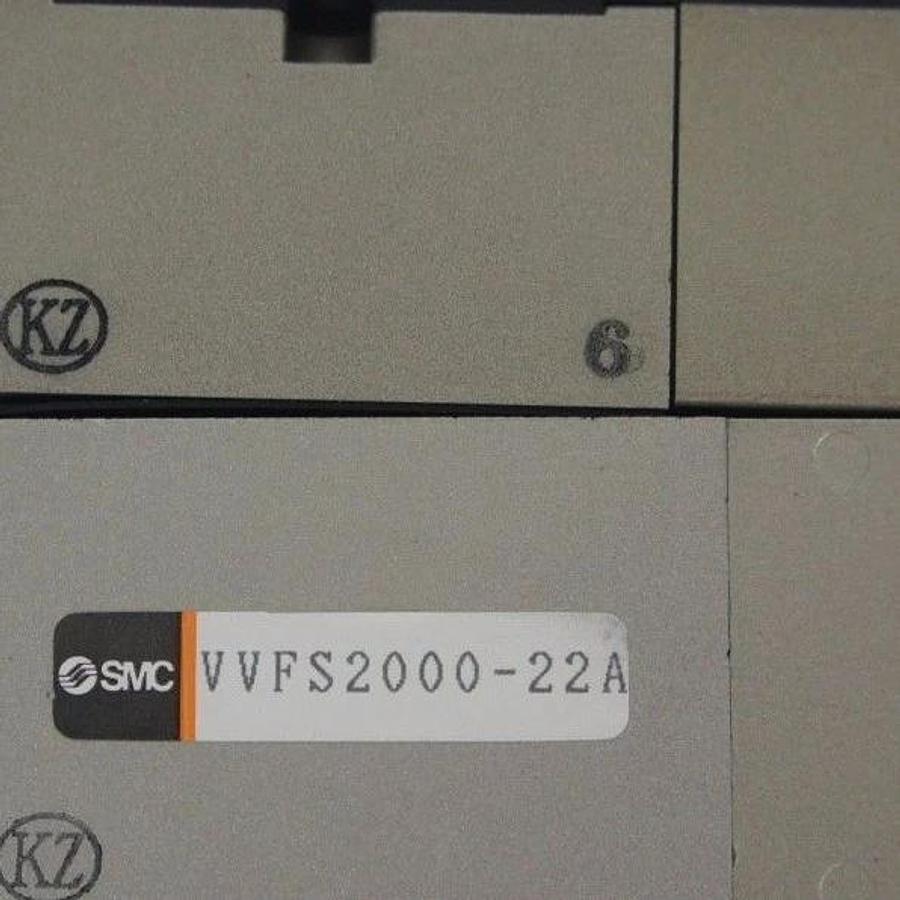NEW SMC VF2-4-FPG-D-3PZ SOLENOID VALVE WITH VVFS2000-22A CHECK SPACER