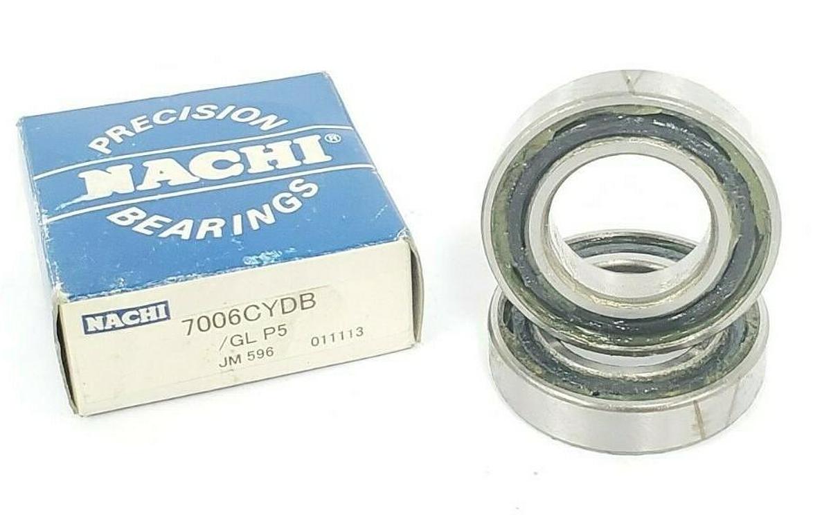 NEW NACHI 7006CYDB/GL P5 ANGULAR CONTACT BEARING SET 7006CYDB / GL P5