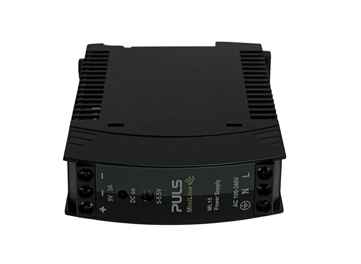 Used PULS ML15.051 / ML15051 POWER SUPPLY 100-240VAC/110-300VDC IN 5-5.5VDC OUT USNP