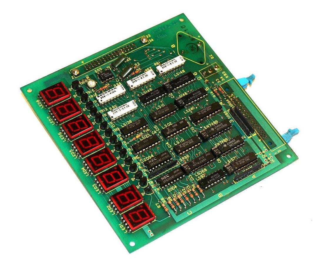 Used HITACHI SEIKI PT.DSPL-02 DISPLAY BOARD PTDSPL02