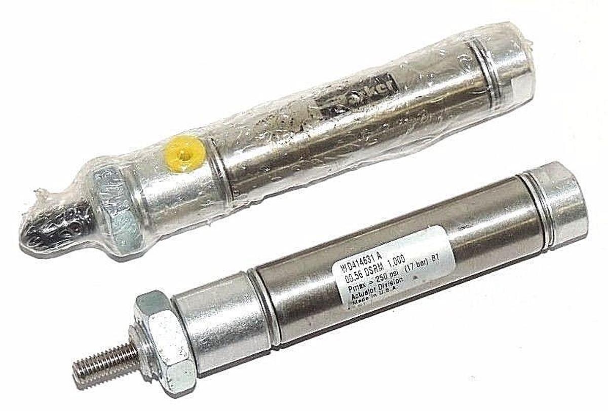Used LOT OF 2 NEW PARKER WD414631 A PNEUMATIC CYLINDERS 00.56 DSRM 1.0