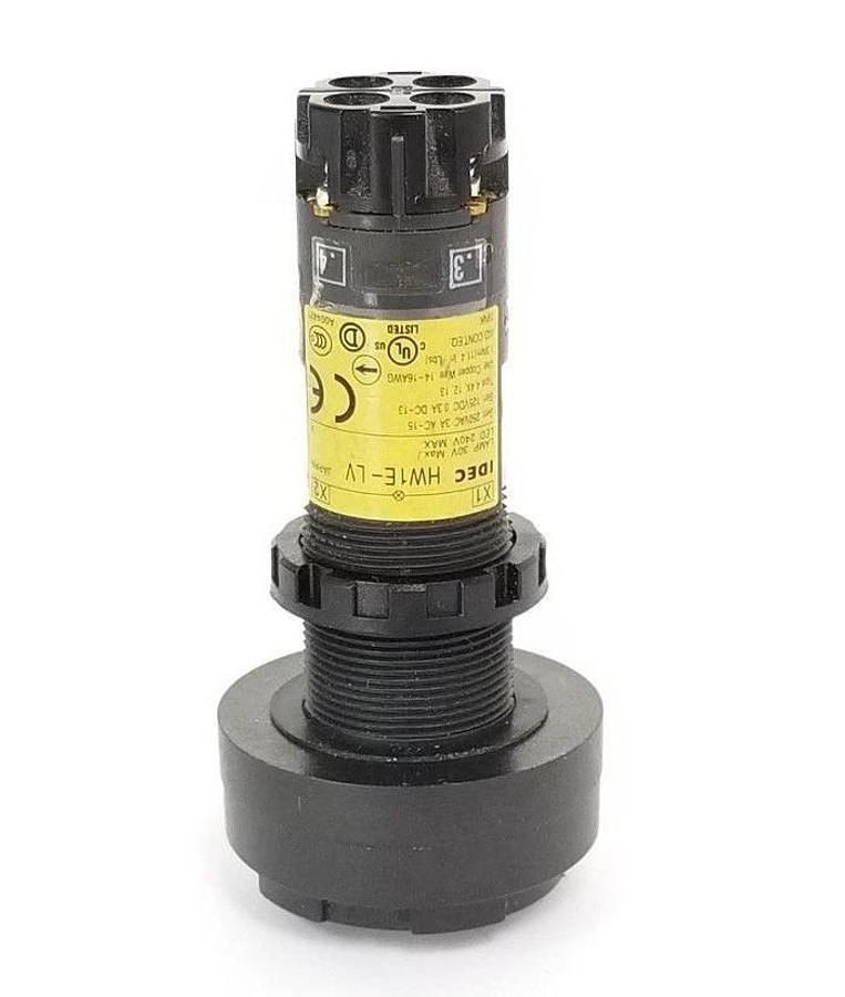 Used IDEC HW1E-LV UNIBODY E-STOP PUSHBUTTON HW1E-LV4F11QD *MISSING CAP*